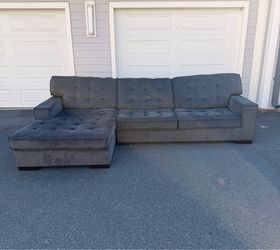 Ashley Furniture Gray Sectional Sofa with Chaise
