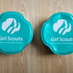 Set of 2 Vintage Girl Scouts Tins