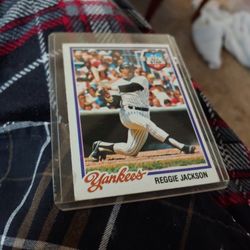 1978 Topps Reggie Jackson,card Is In Good Shape