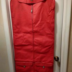 American Tourister Leather Garment Bag
