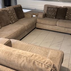 Soft Fabric Sofa Set 