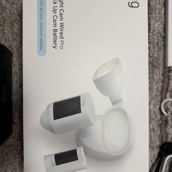 Floodlight Pro Camera And Ring Alarm System