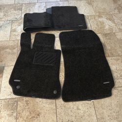 WENNEBIRD Superior Carpet Floor Mats for 2009-2021 Mercedes-Benz C-Class Sedan (W204 / W205), 0.5 Inch Thickness Rugs, Premium All Weather Anti-Slip W