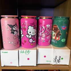 Cups For Boba, Smoothies, Or Any Drink. Different Styles