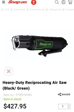 Snap On Heavy Duty Reciprocating Air Saw