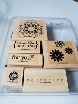 Rubber stamps One of a Kind Stampin Up