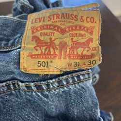 Levi’s 501 Men’s Regular Fit 31x30 4 Pairs