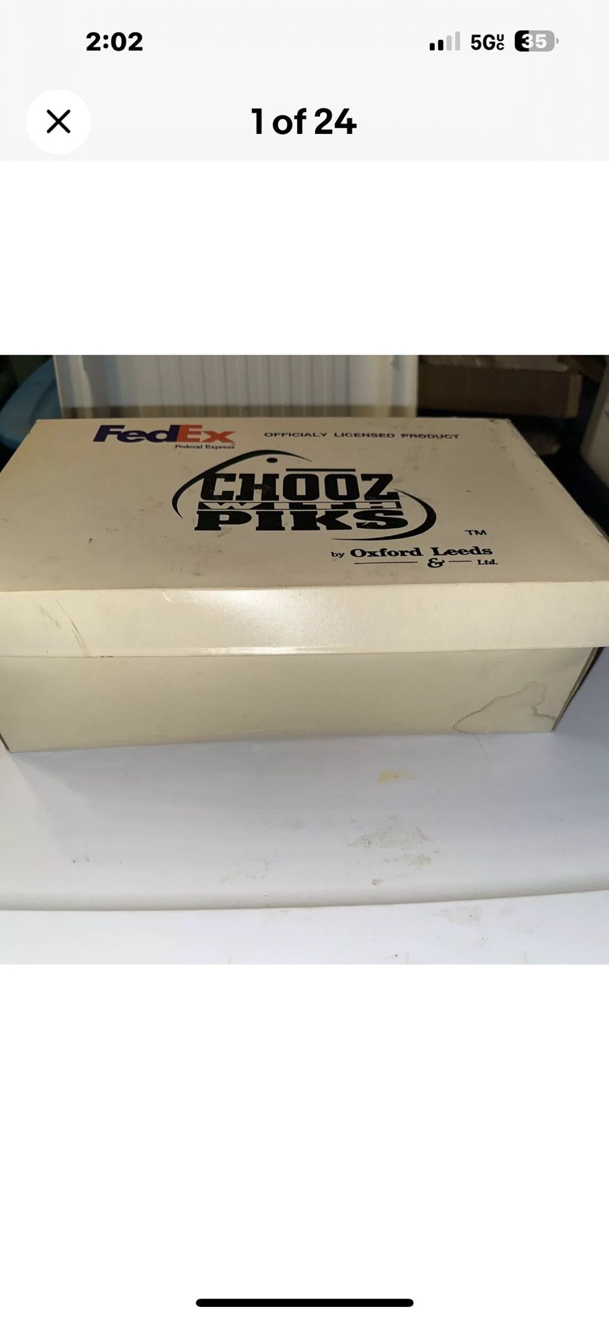 Vintage Oxford Leeds FedEx Sneakers 