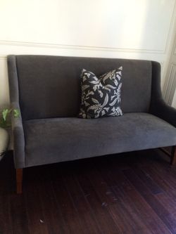 Grey settee