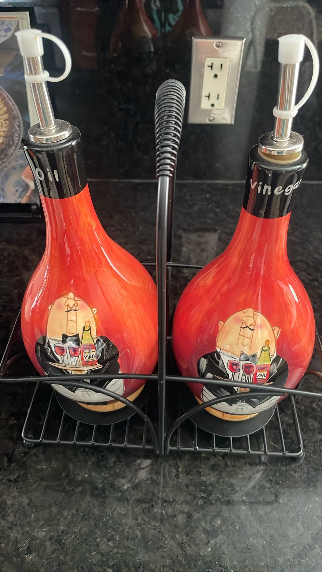 Chef Cook. Oil, Vinegar