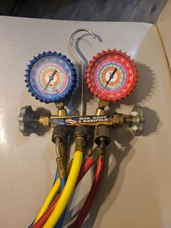 Uniweld Refrigerant Manifold Gauge Set for HVAC