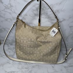 Coach Signature Celeste Convertible Hobo New w/tags!