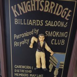 Knightsbridge Billiards Saloon Sign