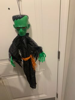 Frankenstein Hanging Halloween Decoration