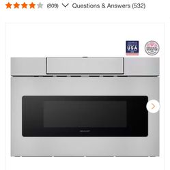 Sharp 1.2 cu. ft. 24 in. Microwave Drawer 