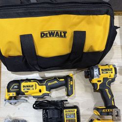 DeWalt 20V MAX XR Multi-Tool + Impact Driver + Battery + Charger + Bag – NEW
