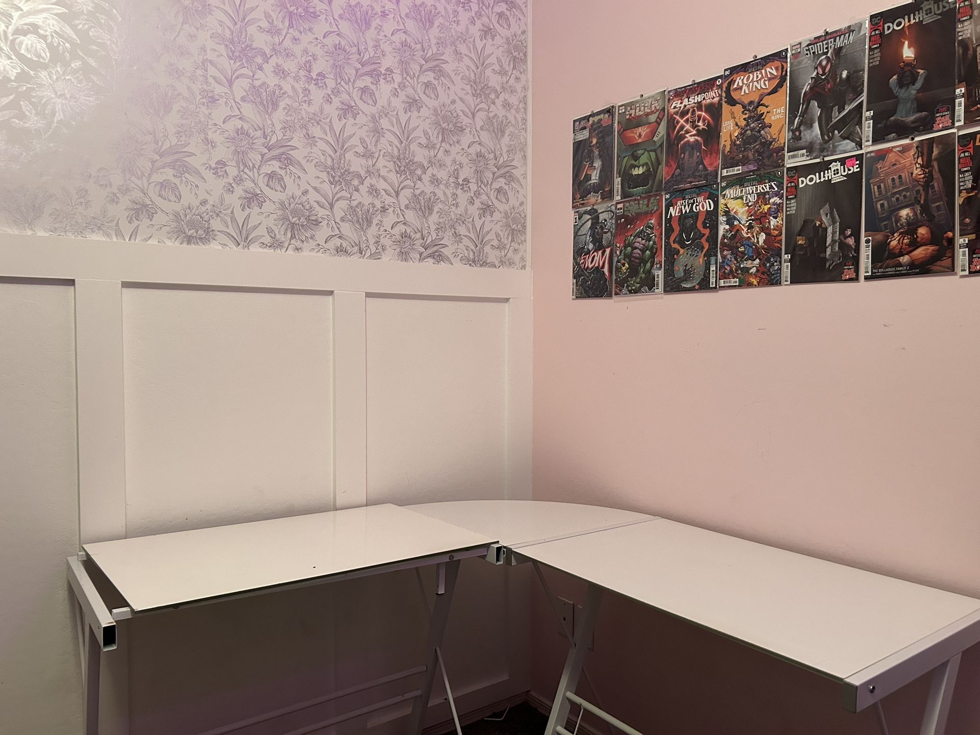 L shaped desk