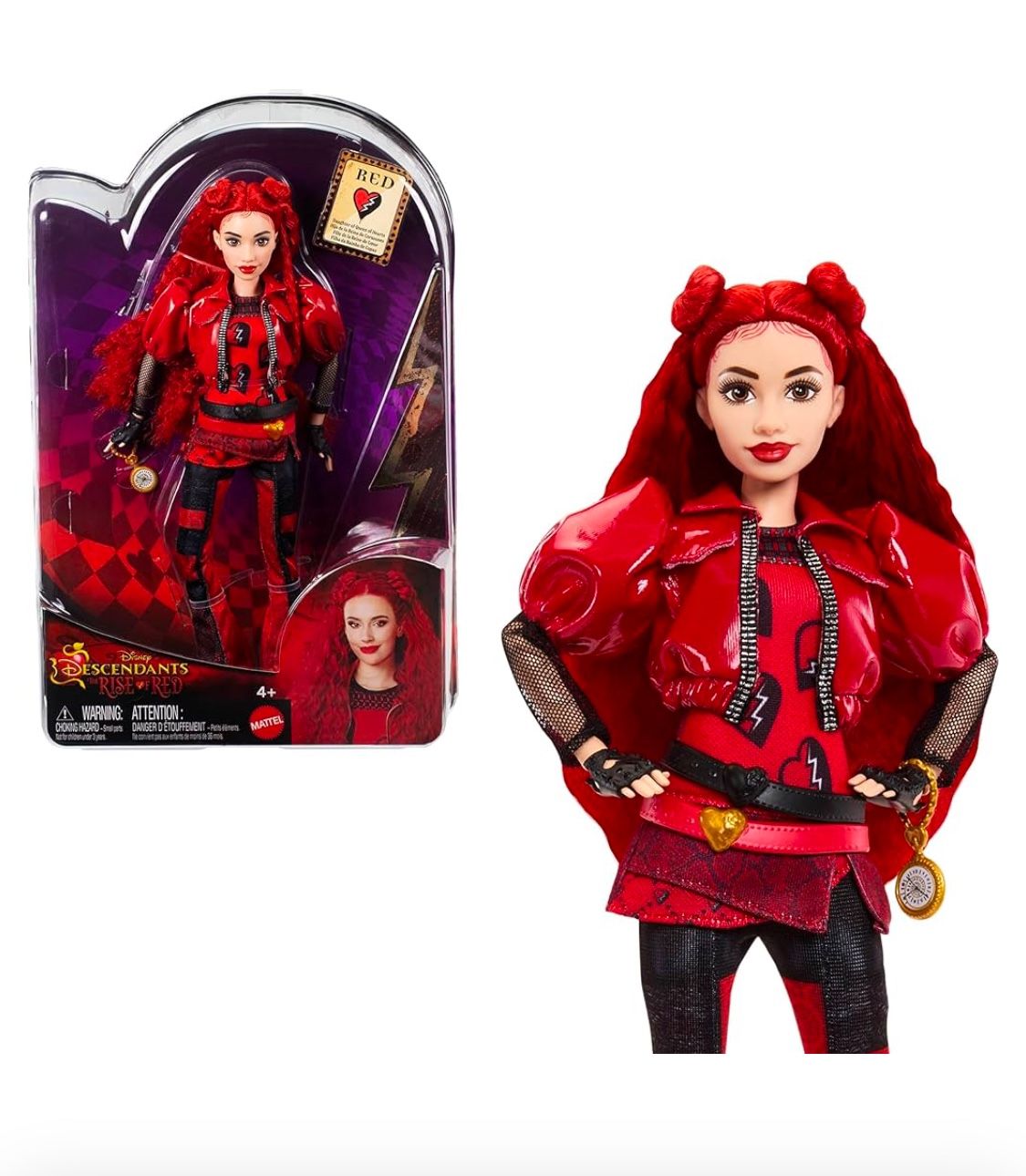 Red descendent Doll
