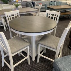 5PC Counter Height Dining Table Set