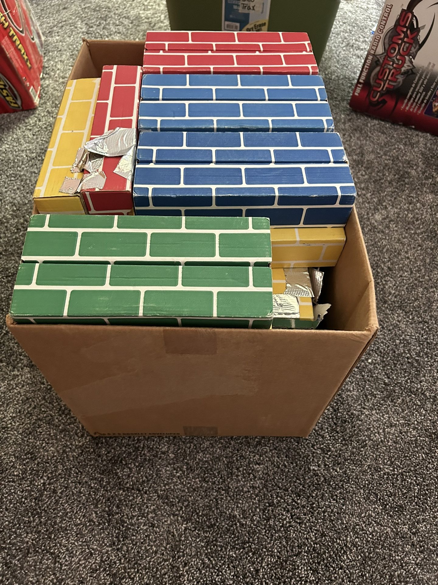 Lillian Vernon Primary Building Bricks - Kids Cardboard Bricks,