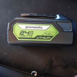 4 ah 24 Volt Greenworks Battery