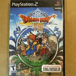 Dragon Quest VIII PS2 (NEAR MINT) (TESTED)