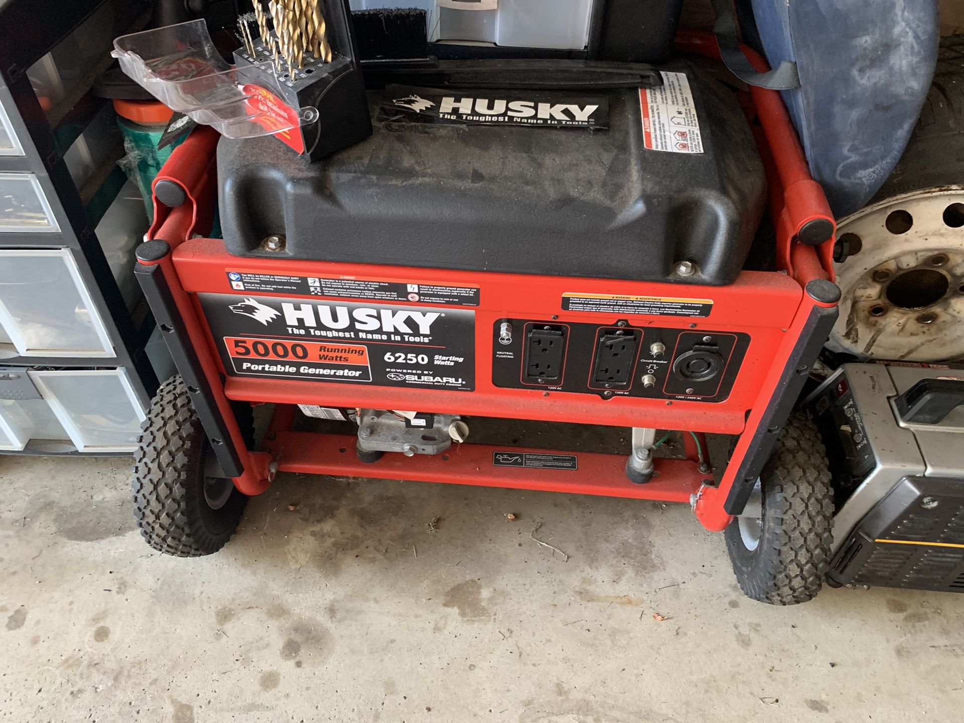 Portable generator 5000 husky