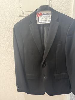 Full two piece black suit (M)