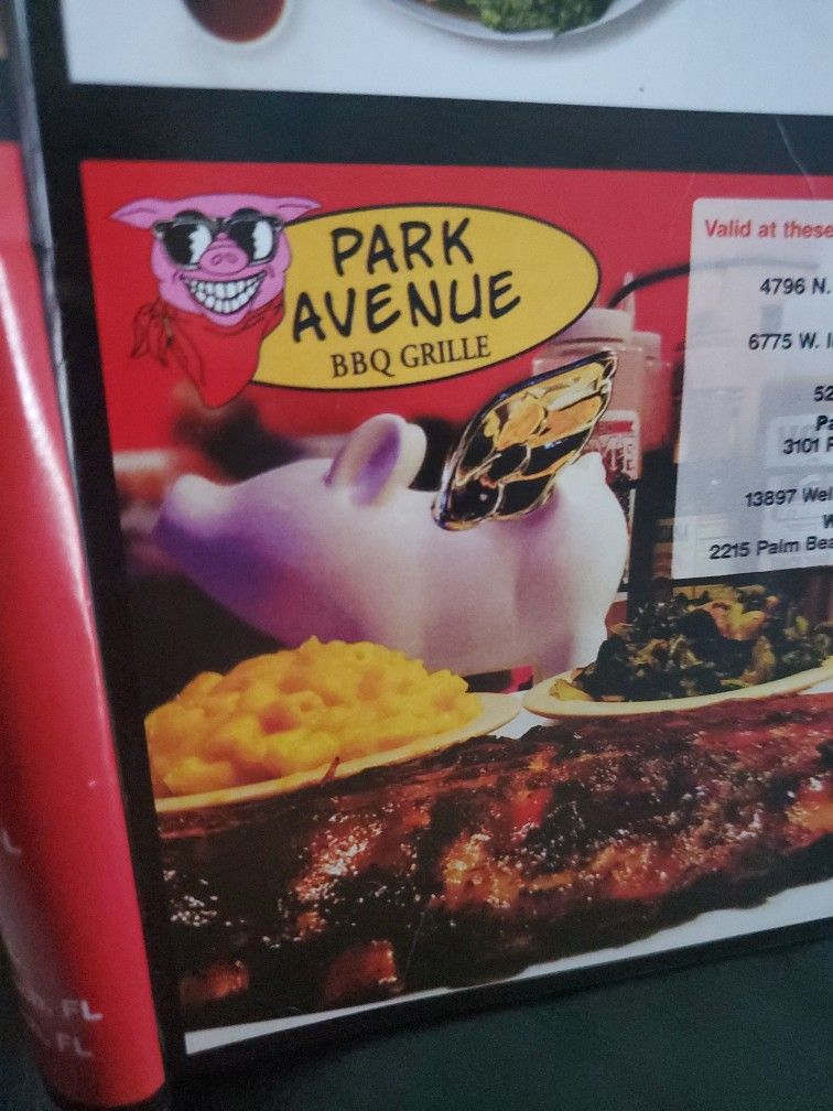 Park Ave Bbq Coupons