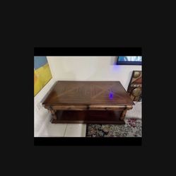 Coffee Table Brown Wood