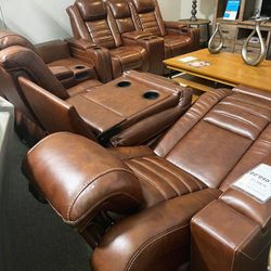 Color Options Heat And Massage System Power Reclining Sofa And Loveseat ⭐$39 Down Payment with Financing ⭐ 90 Days same as cash