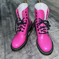 Hot Pink Dr Marten’s Boots Size 8