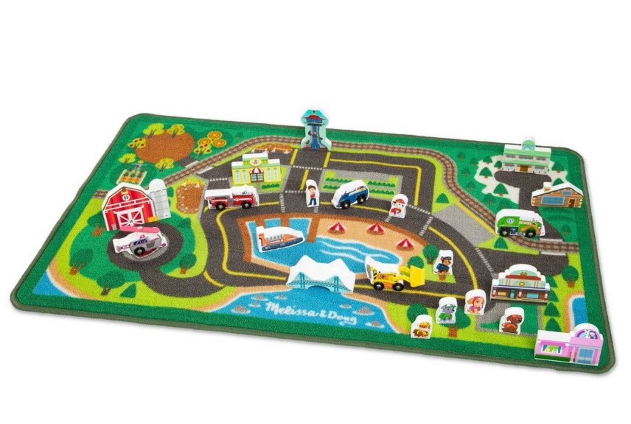 Melisaa and Doug paw patrol activity rug