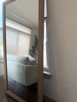Field Wooden Mirror O/S 40"x80"