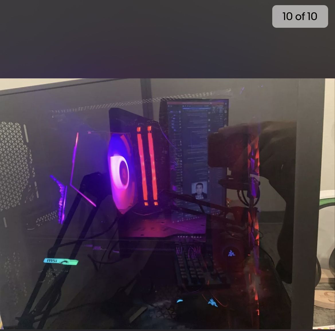 Gaming PC SETUP + Dual Monitor Full Setup
