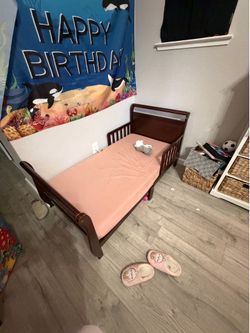 Toddler Bed and Mattress