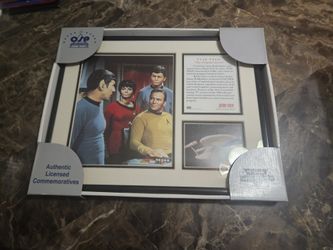 Star Trek Original Series Framed Picture Authentic Licensed Commemoratives Art