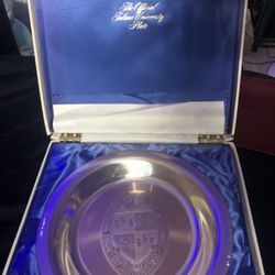 Sterling Silver Tulane University Plate 24k Gold Seal