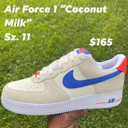 Air Force 1 Low “Coconut Milk” Sz. 11 $165