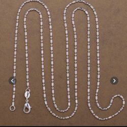 Sterling silver chain22”