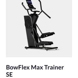 Bowflex Max Trainer Se Without Handle Bars  OBO