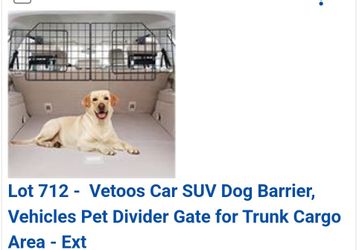 Vehicle Divider For Pets