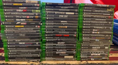Lot of 69 Xbox One Gameslo