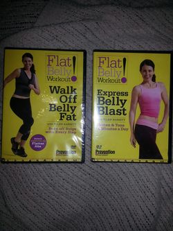 New Flat Belly Workout DVD set in package