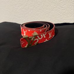 supreme X Louis Vuitton belt