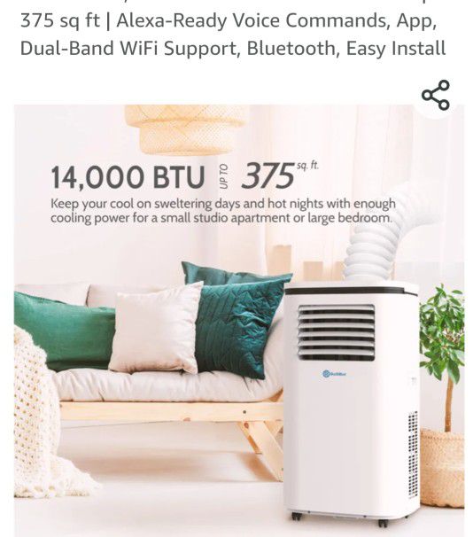 Air Conditioner/ Dehumidifier (A/C - WIFI, Bluetooth And Manual Controls) 