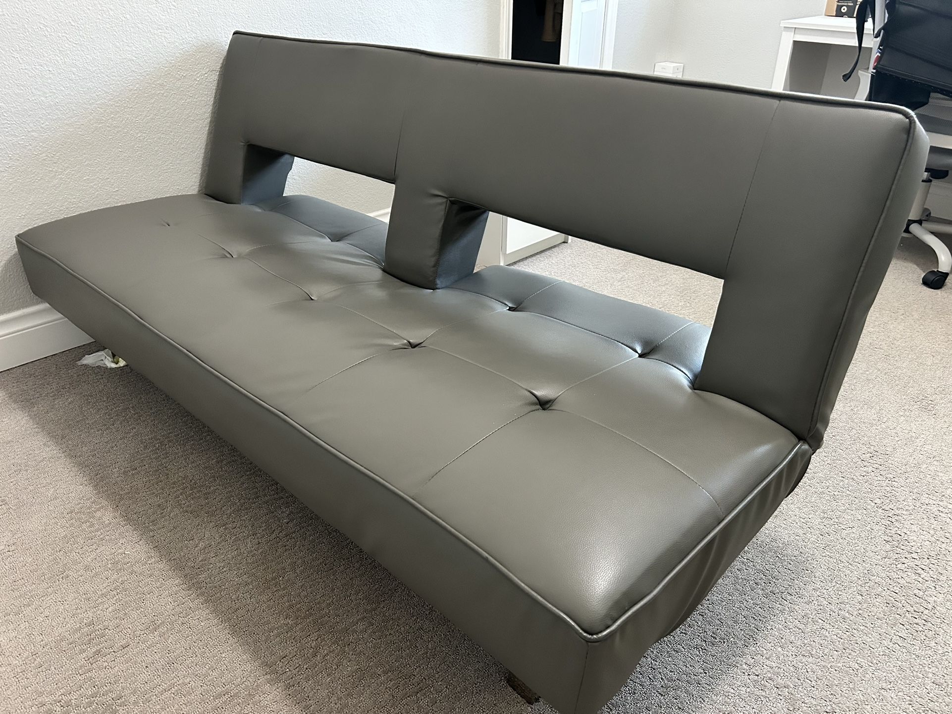 Grey Futon Sofa