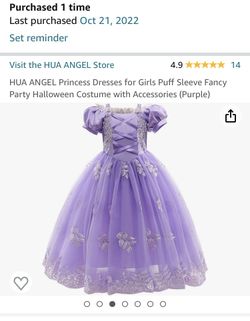 Halloween Princess Costume With Accessories Including Wig