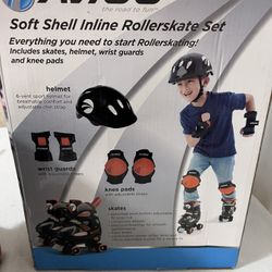 AVIGO Soft Shell Inline Rollerskate Set -size 1-4 (4+)