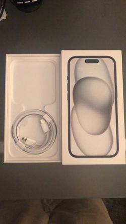 iPhone 15 (Box and USB Type C Only)